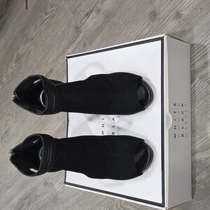White House Black Market Black Ankle Booties